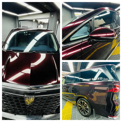 Anole TPU Satin Metallic Glossy Black Rose Color PPF Paint Protection Film