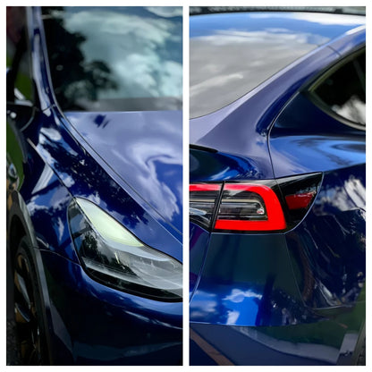 Anole Glossy Metallic Tanzanite Blue Vinyl Car Wrap