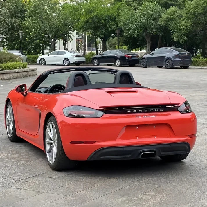 Anole High Glossy Reddish Orange Vinyl Car Wrap