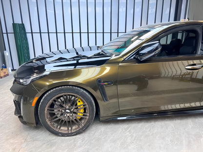 Anole Glossy Metallic Midnight Gold Car Vinyl Wrap