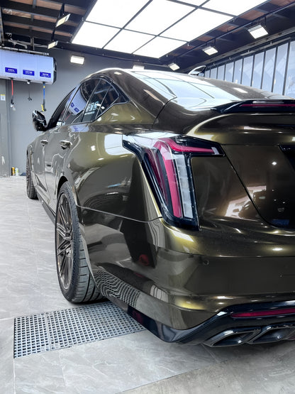 Anole Glossy Metallic Midnight Gold Car Vinyl Wrap