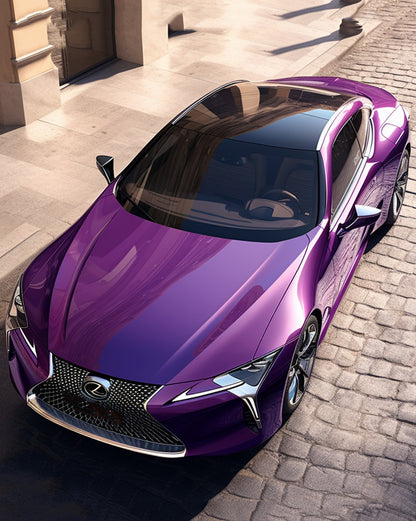 Anole Glossy Metallic Grape Purple Car Vinyl Wrap