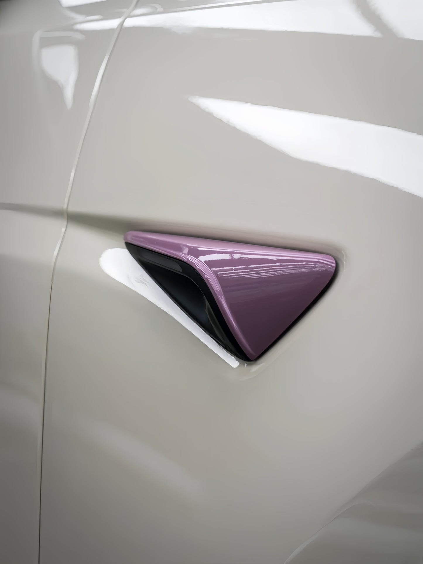 Anole High Glossy Simply White Avorio Cream Vinyl Car Wrap