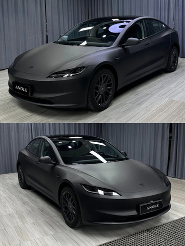 Anole Super Matte Black Vinyl Car Wrap