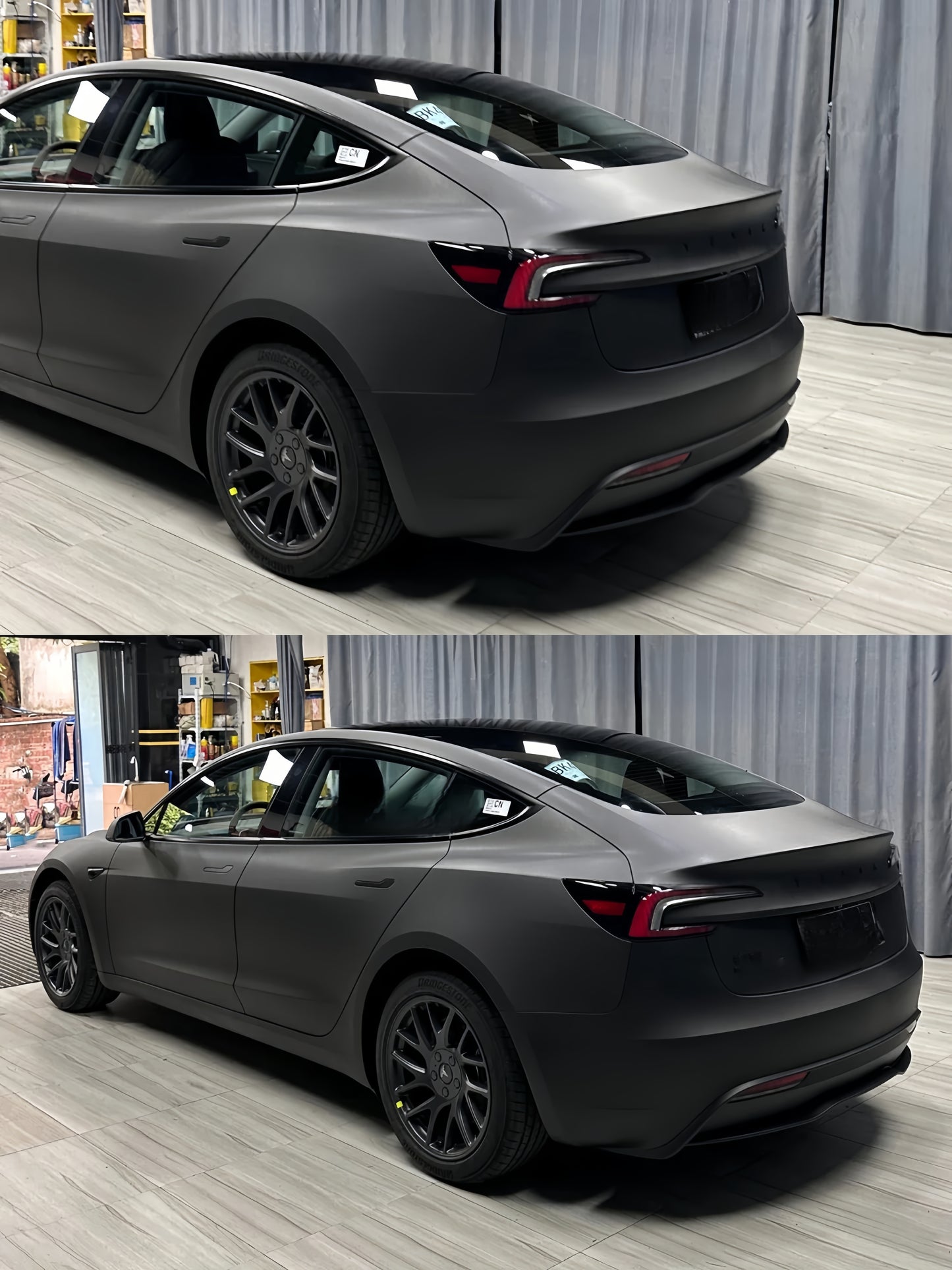 Anole Super Matte Black Vinyl Car Wrap