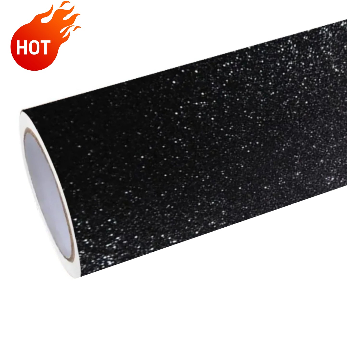 Anole Matte Diamond Super Glitter Black Car Wrap Matte Black Vinyl for Cars&Trucks