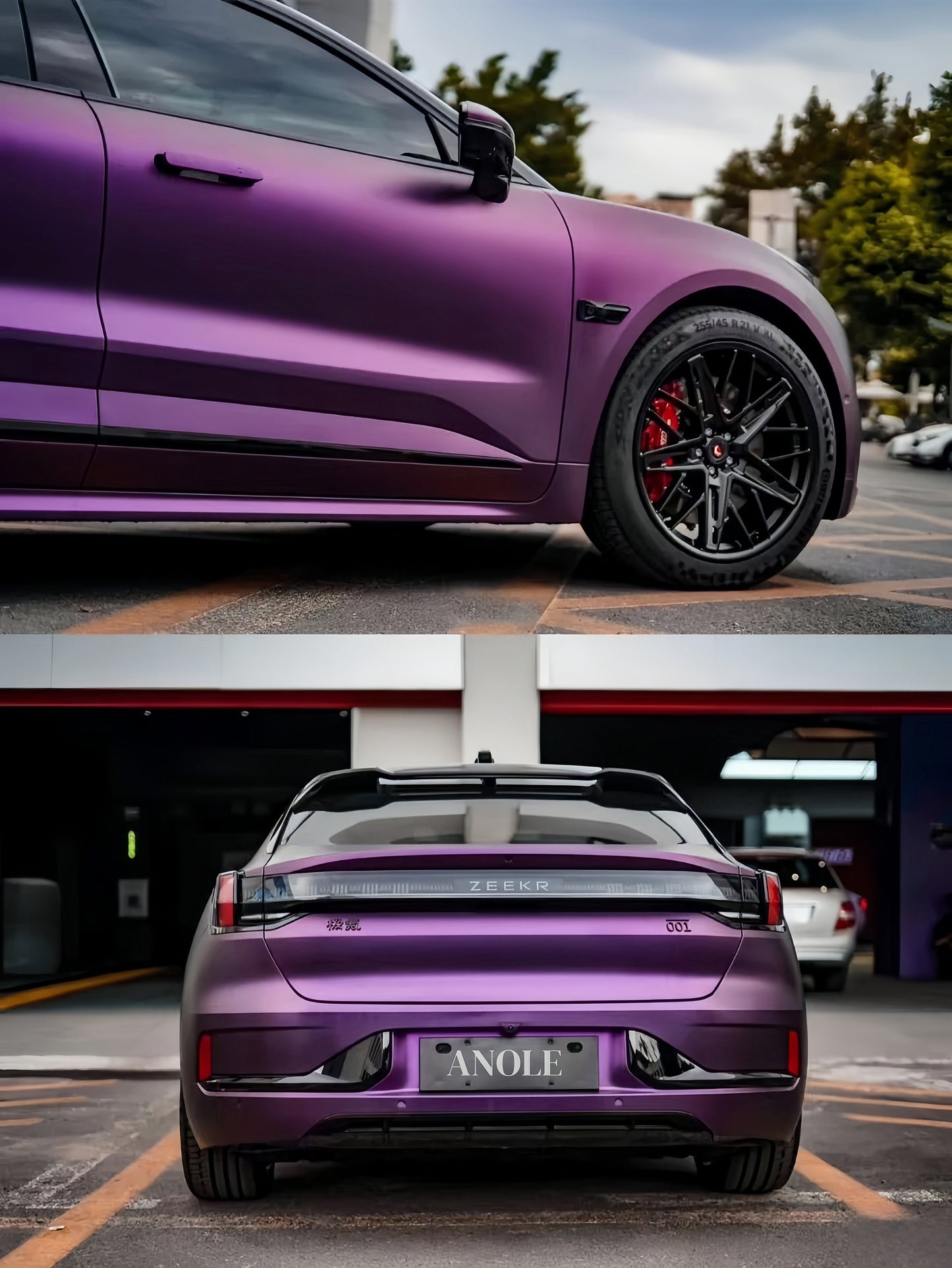 Anole Matte Russian Violet Vinyl Car Wrap