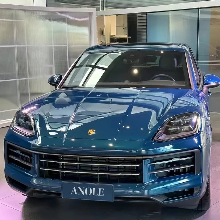 Anole Glossy Metallic Indigo Blue Montego Blue Vinyl Car Wrap