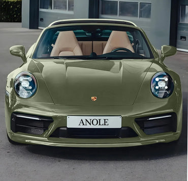 Anole Super Glossy Reseda Battle Green Vinyl Car Wrap