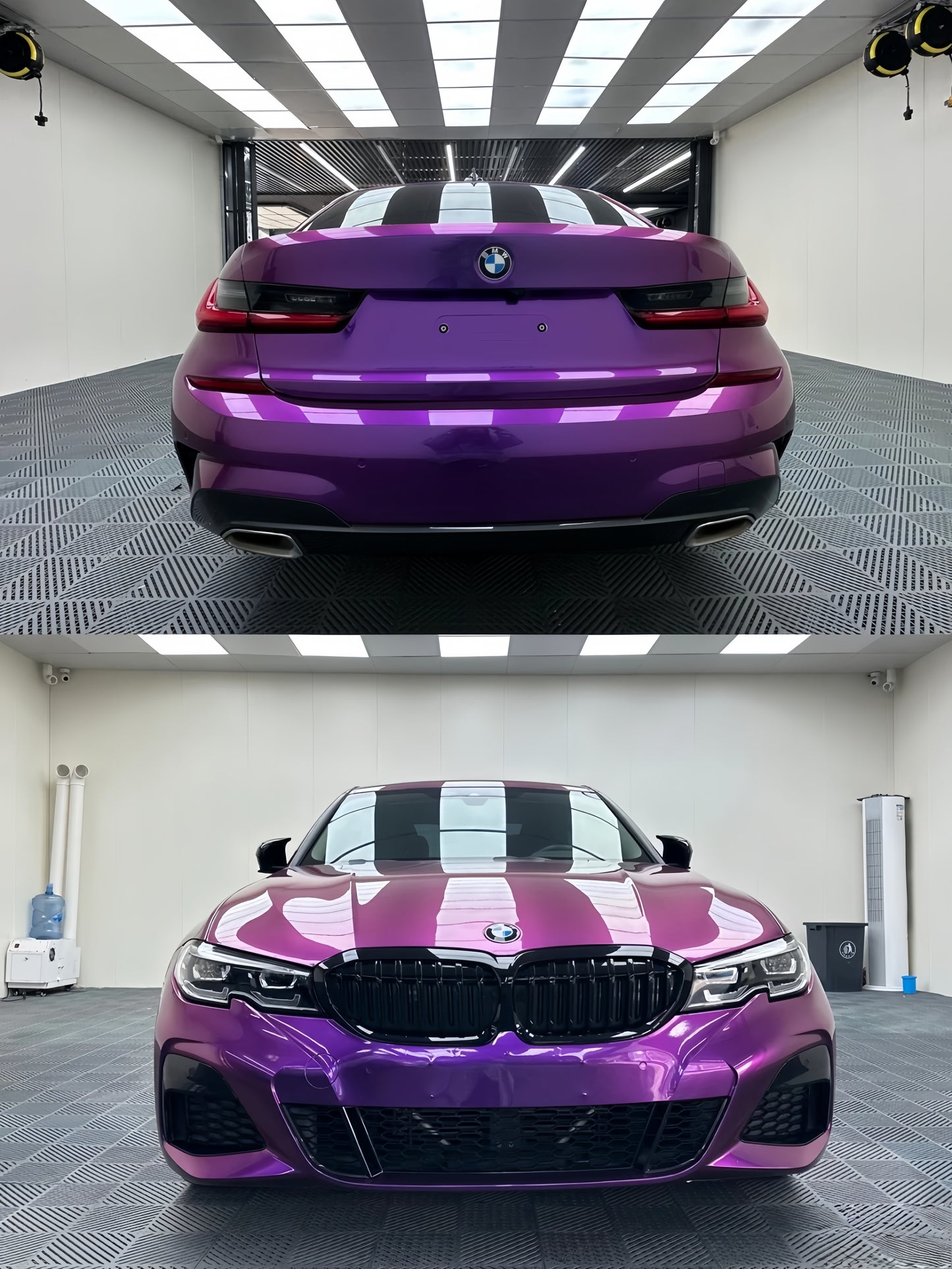 Anole Glossy Metallic Grape Purple Car Vinyl Wrap