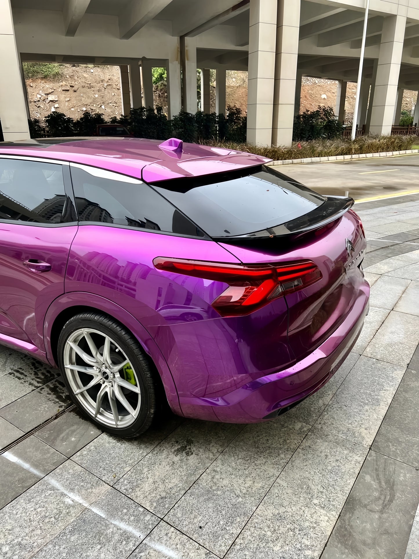 Anole Glossy Metallic Grape Purple Car Vinyl Wrap