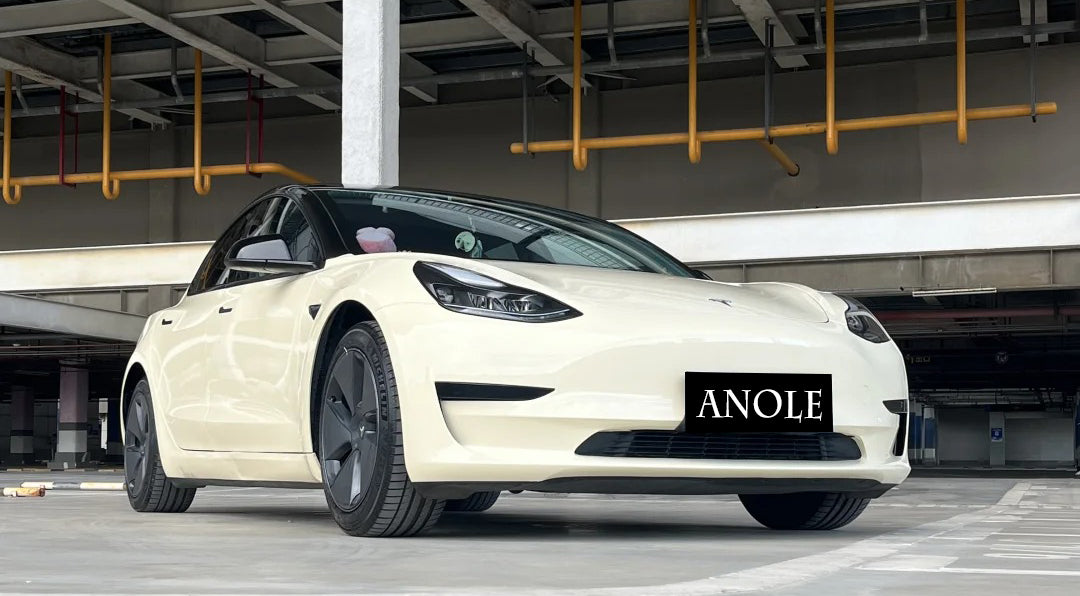 Anole Super Glossy Ivory White Vinyl Car Wrap