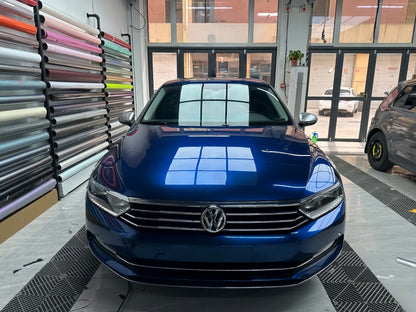 Anole Glossy Metallic Deep Blue Vinyl Car Wrap