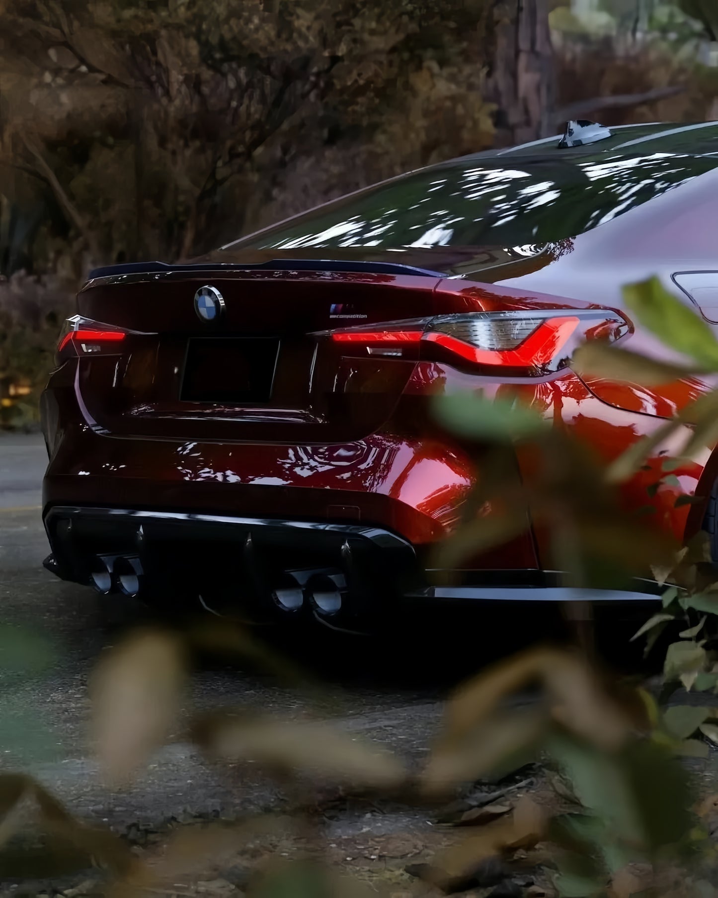Anole Glossy Metallic Rufous Red Car Vinyl Wrap