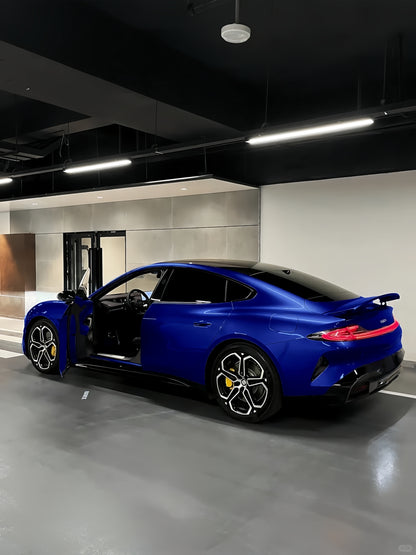 Anole Glossy Metallic Navara Blue Audi Car Vinyl Wrap