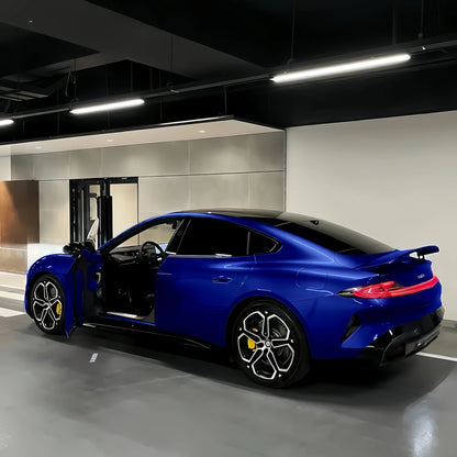 Anole Glossy Metallic Navara Blue Audi Car Vinyl Wrap