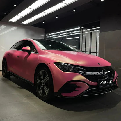 Anole Glitter Metallic Diamond Gold Pink Car Vinyl Wrap