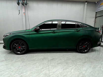 Anole Satin Chrome Silk Green Vinyl Car Wrap