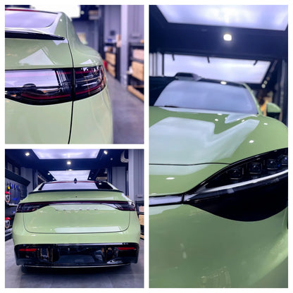 Anole High Glossy Light Khaki Green Vinyl Car Wrap