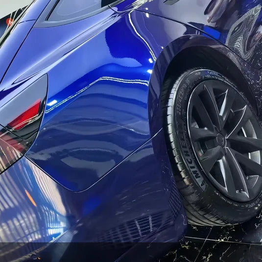 Anole Glossy Metallic Tanzanite Blue Vinyl Car Wrap