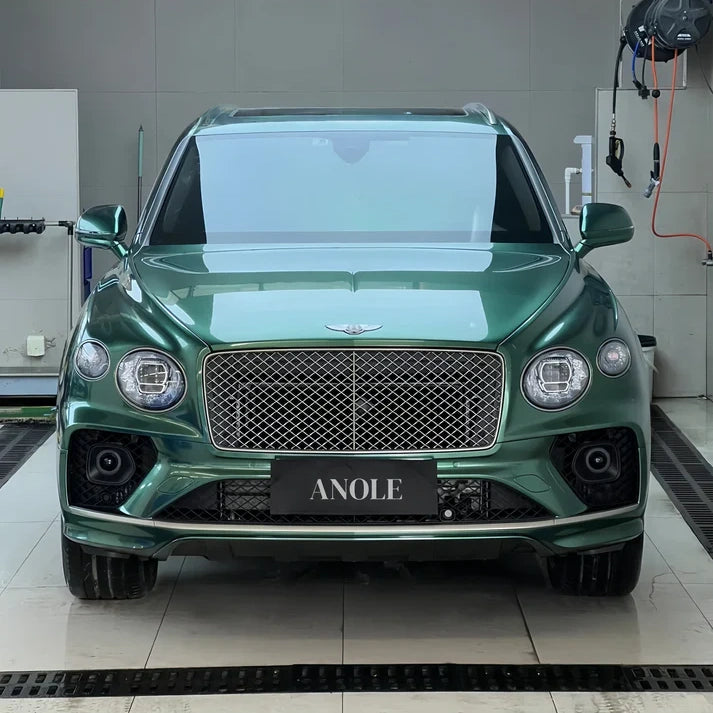 Anole Glossy Metallic Sacramento Green Car Vinyl Wrap