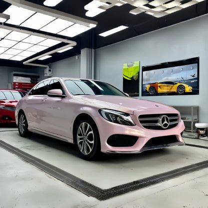 Anole Glossy Iridescent Rouge Pink Laser Car Vinyl Wrap
