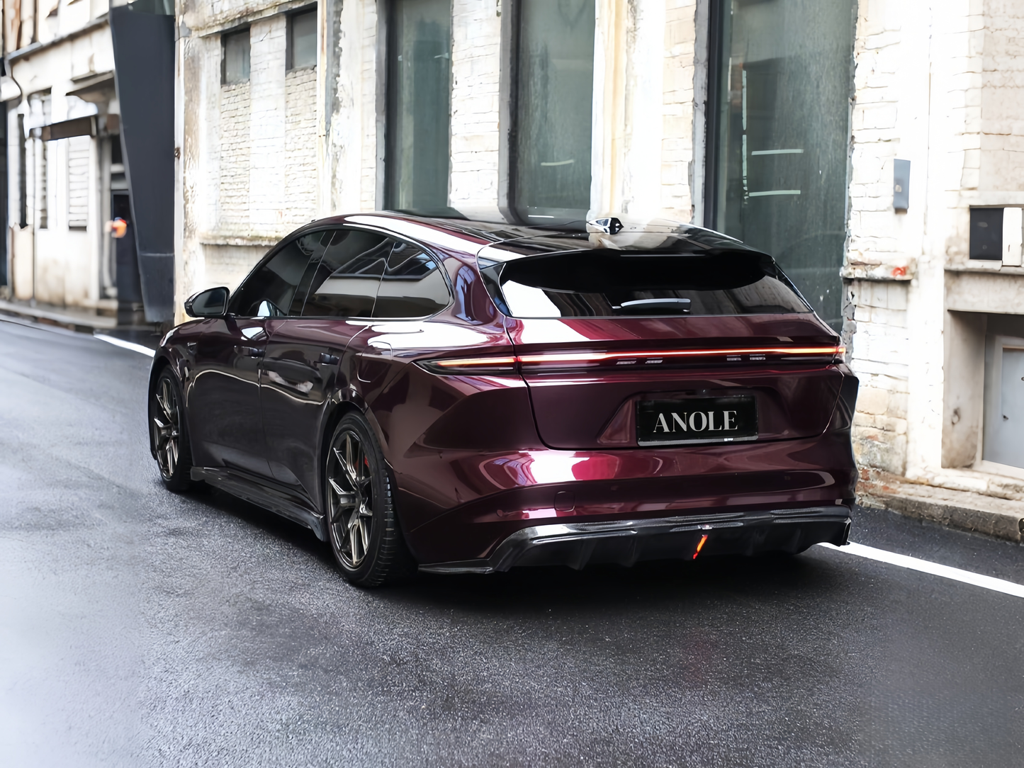 Anole Glossy Metallic Victoria Violet Vinyl Car Wrap