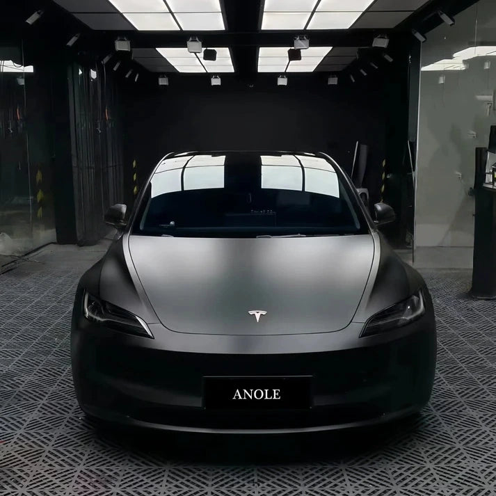 Anole Matte Satin Black Vinyl Wrap
