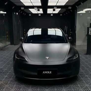 Anole Matte Satin Black Vinyl Wrap