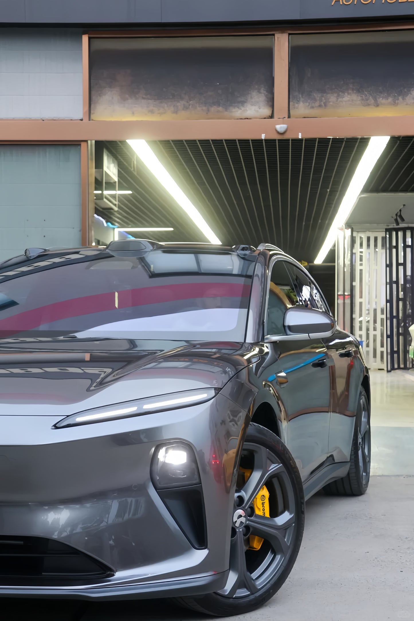Anole Glossy Metallic Stone Gray Vinyl Car Wrap