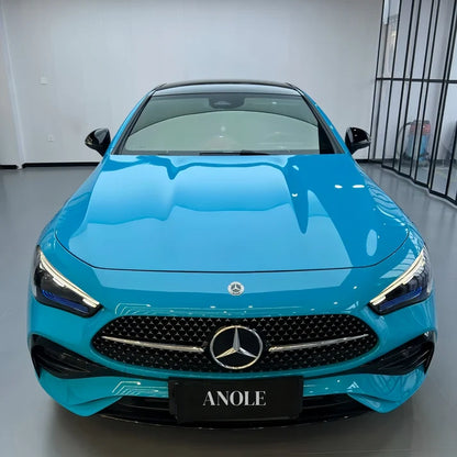 Anole High Glossy Miami Blue Car Vinyl Wrap