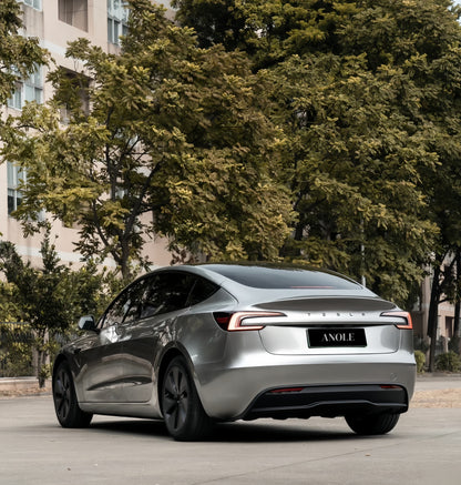 Anole Glossy Metallic Liquid Silver Vinyl Car Wrap