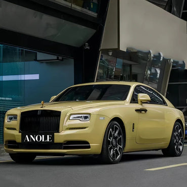 Anole High Glossy Pastel Yellow Vinyl Car Wrap