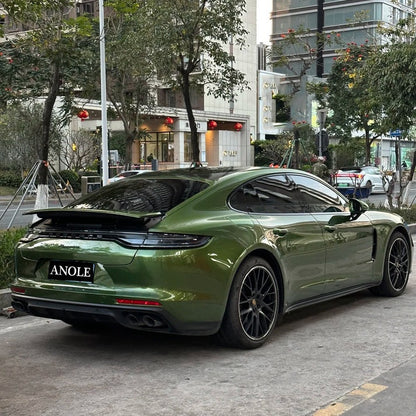 Anole Glossy Metallic Mamba Green Vinyl Car Wrap