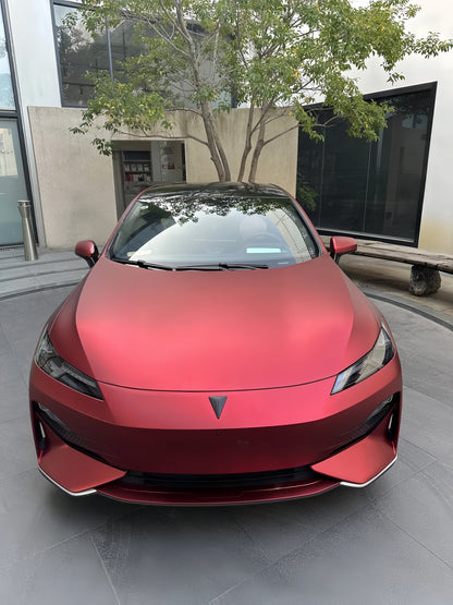 Anole Best Matte Romanee Red Car Wrap