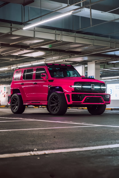 Anole High Glossy Bright Rose Pink Pizzazz Car Vinyl Wrap