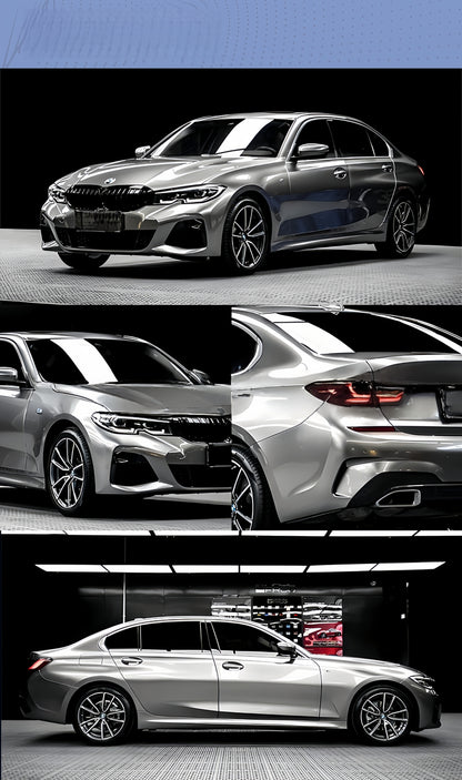 Anole Glossy Metallic Liquid Silver Vinyl Car Wrap