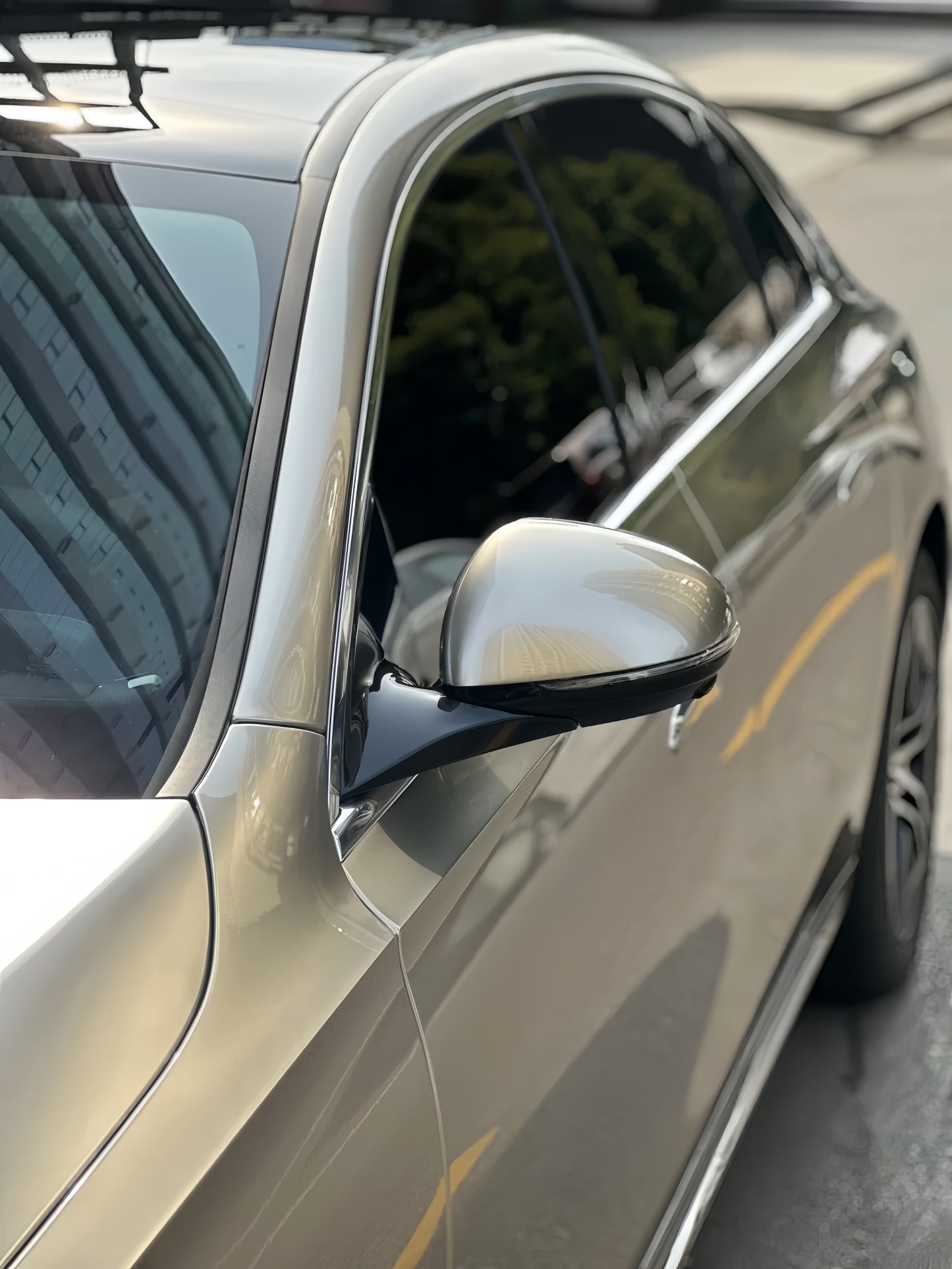 Anole Glossy Metallic Glitter Champagne / Millennium Jade Car Vinyl Wrap