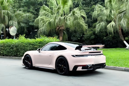 Anole High Glossy White Peach Powder Vinyl Car Wrap