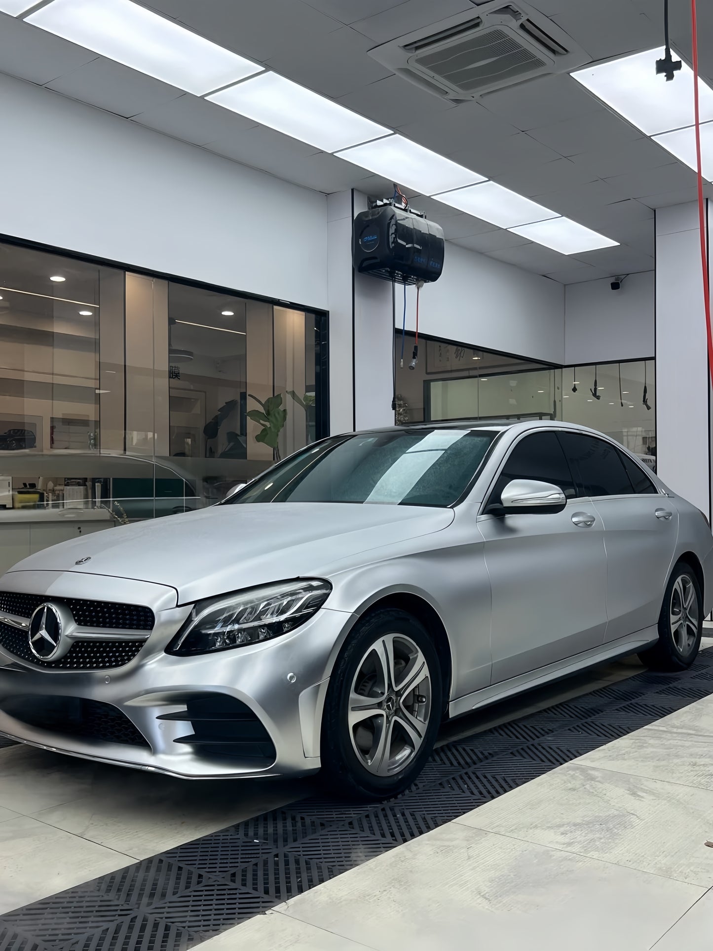 Anole Matte Chrome Silver Stain Ceramics Silver Vinyl Car Wrap