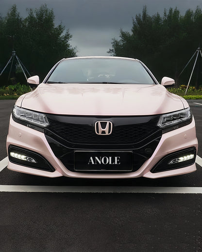 Anole High Glossy White Peach Powder Vinyl Car Wrap