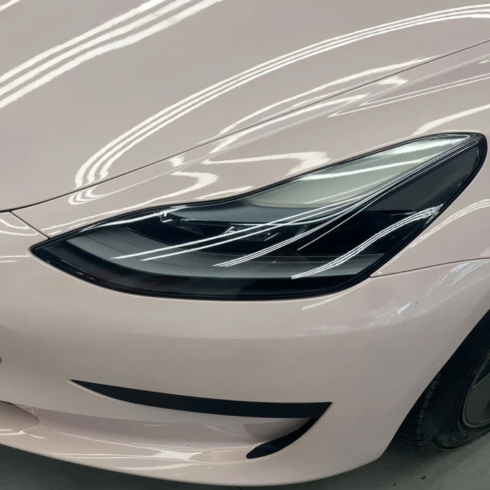 Anole High Glossy Pink Gray Car Vinyl Wrap