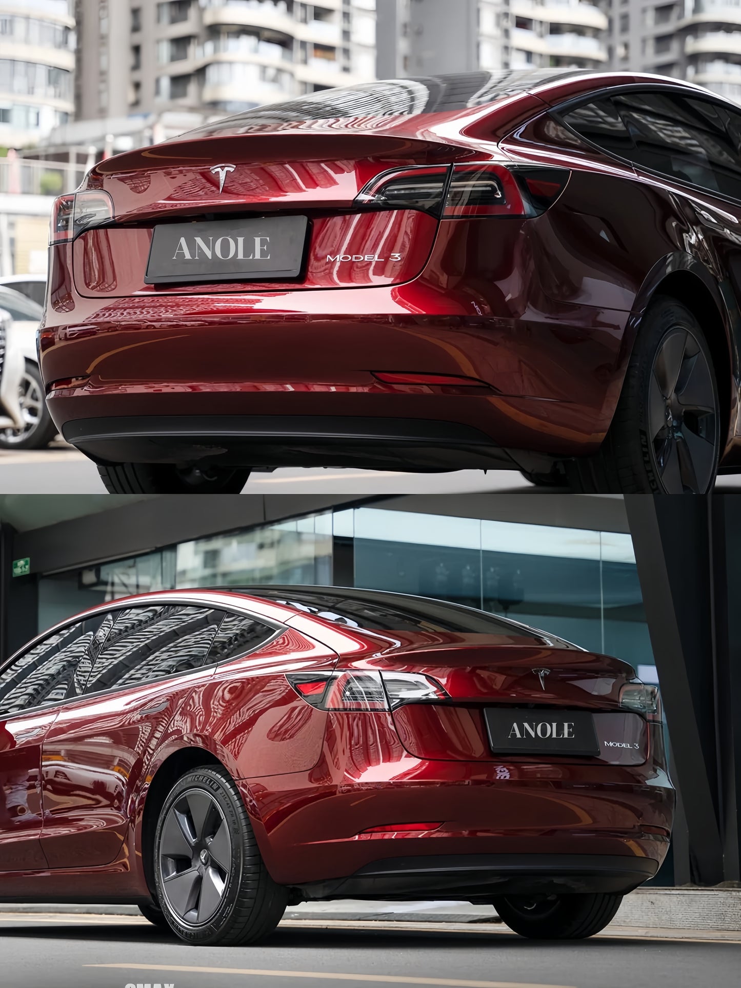 Anole Glossy Metallic Rufous Red Car Vinyl Wrap