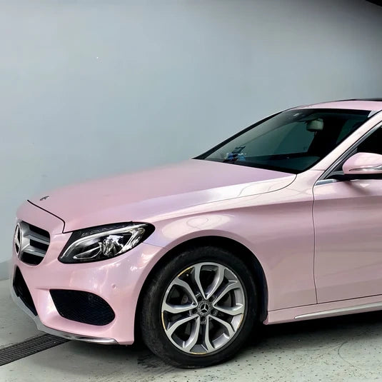 Anole Glossy Iridescent Rouge Pink Laser Car Vinyl Wrap