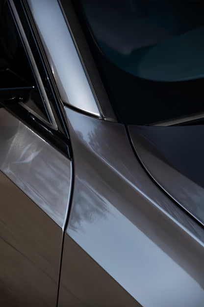 Anole Glossy Metallic Stone Gray Vinyl Car Wrap