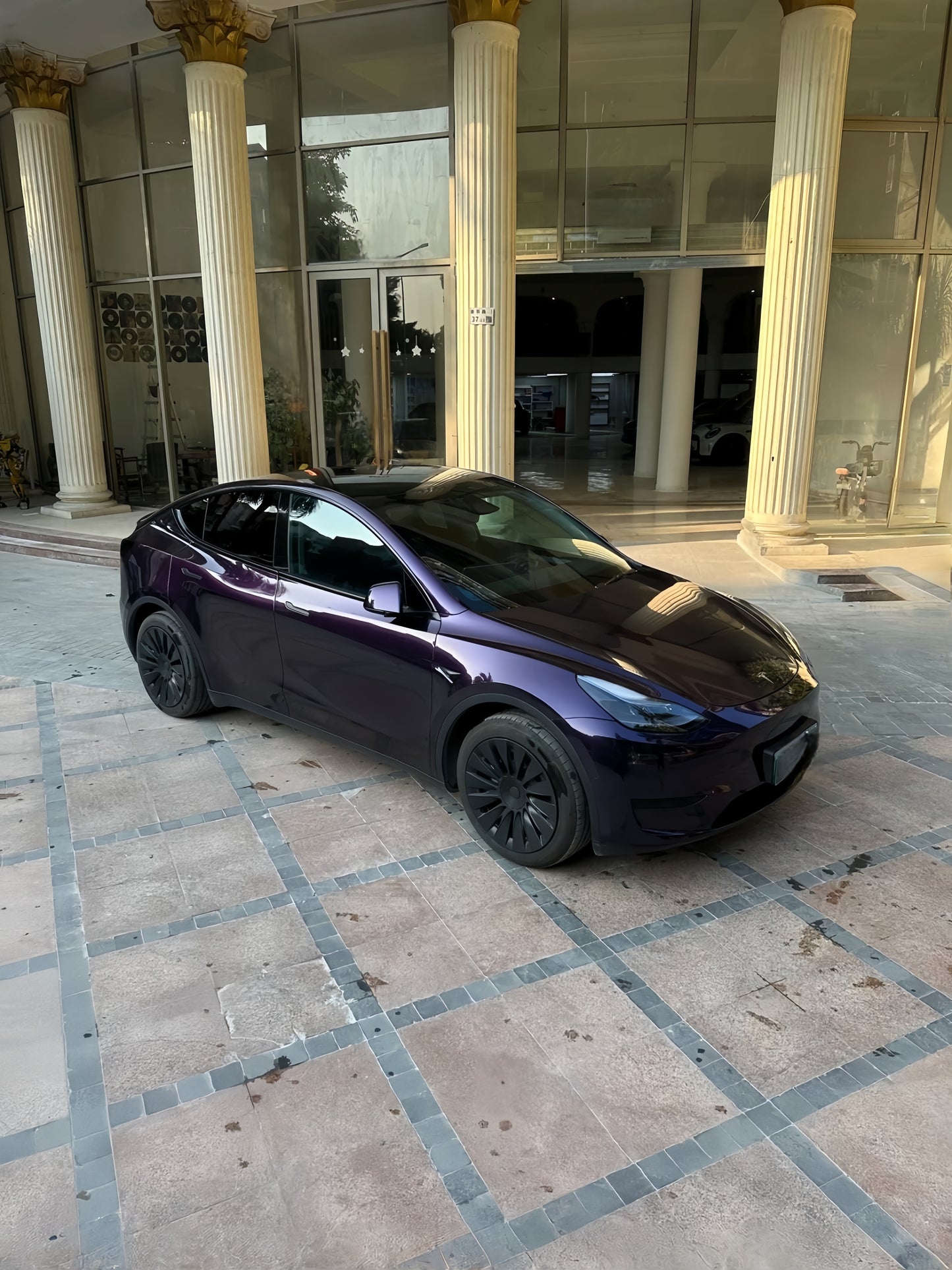 Anole Gloss Plus Midnight Purple Car Vinyl Wrap