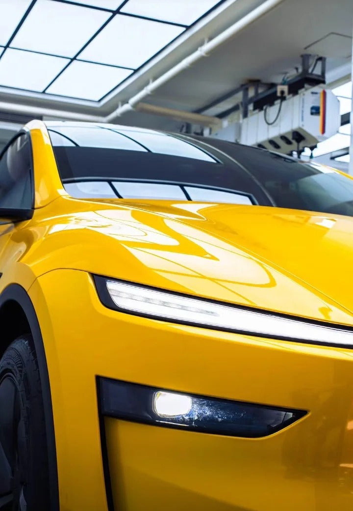 Anole Glossy Metallic Bright Yellow Bumblebee Car Vinyl Wrap