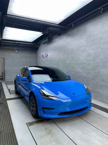 Anole High Gloss Piano Shark Blue Vinyl Car Wrap