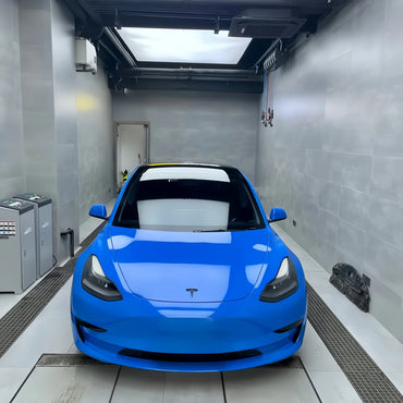 Anole High Gloss Piano Shark Blue Vinyl Car Wrap