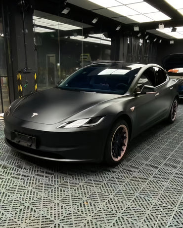 Anole Matte Satin Black Vinyl Wrap